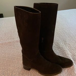 Prada Suede Tall Boots